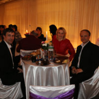 Mr and Mrs Androshchuk, pastors of Heavens CC and Sergey Ubogov, pastor of The Holy Shrine church in Kiev