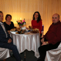 Mr and Mrs Nakonechnyj and Brechko, parochus of the UGCC