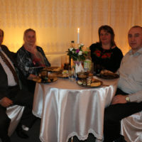 Mr and Mrs Zakharuk, pastor of the CEF church and Mr and Mrs Marchuk